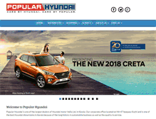 Tablet Screenshot of popularhyundai.com